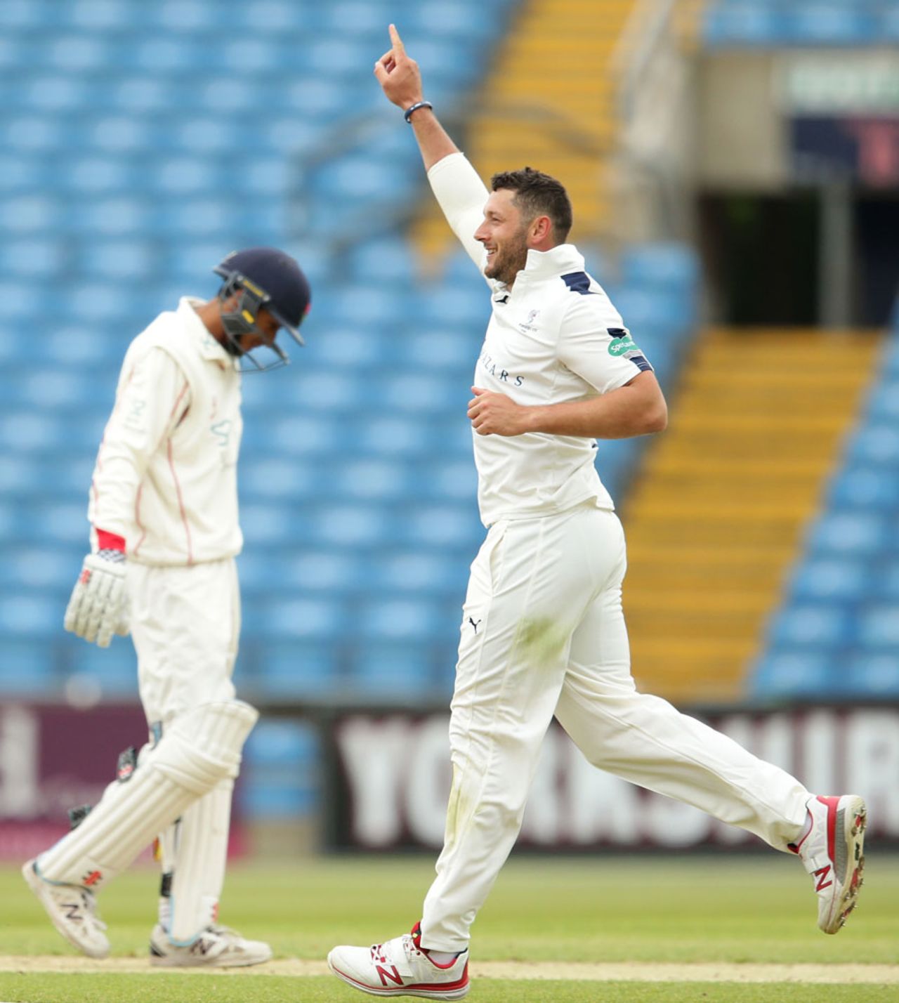 Tim Bresnan got rid of Haseeb Hameed, Yorkshire v Lancashire, County Championship, Division One, Headingley, 2nd day, May 30, 2016