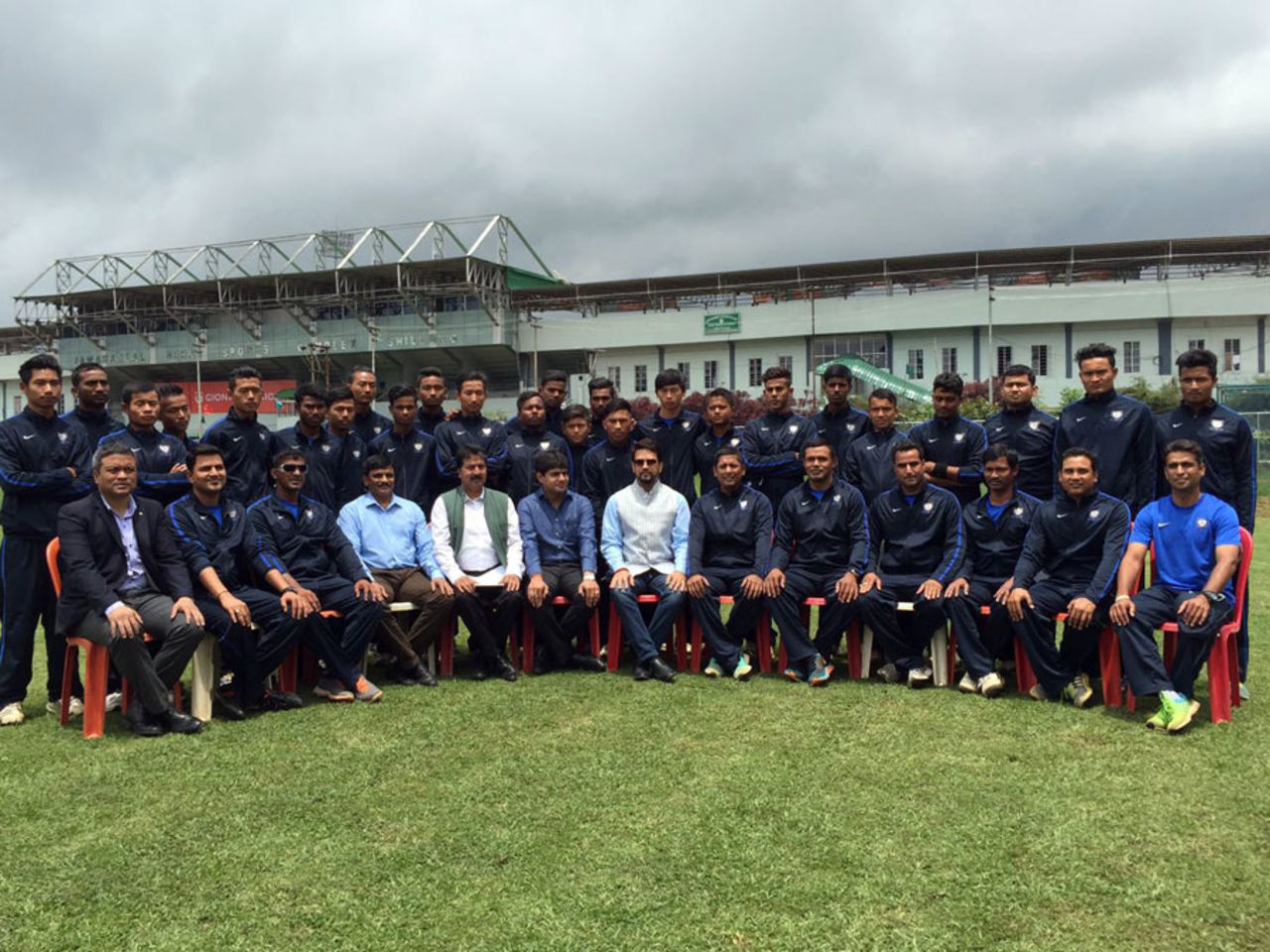 BCCI president Anurag Thakur on a visit to Shillong, June 1, 2016