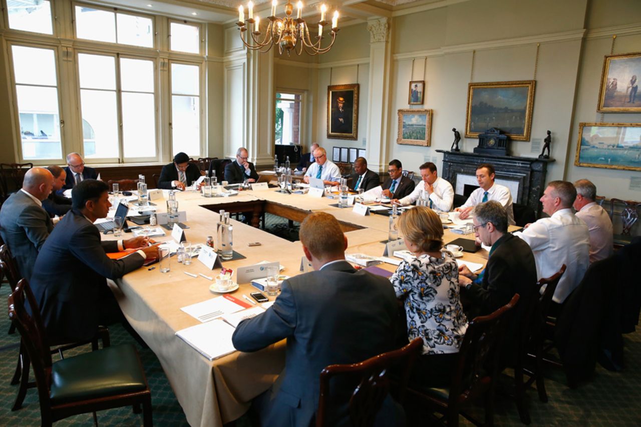 The ICC Cricket Committee meets at Lord's, London, June 1, 2016