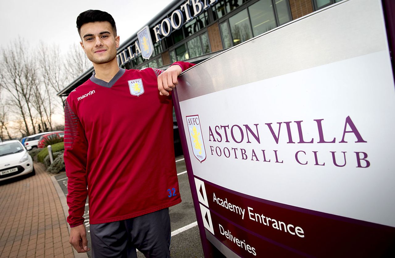 Aston Villa footballer Easah Suliman, Birmingham, January 23, 2014
