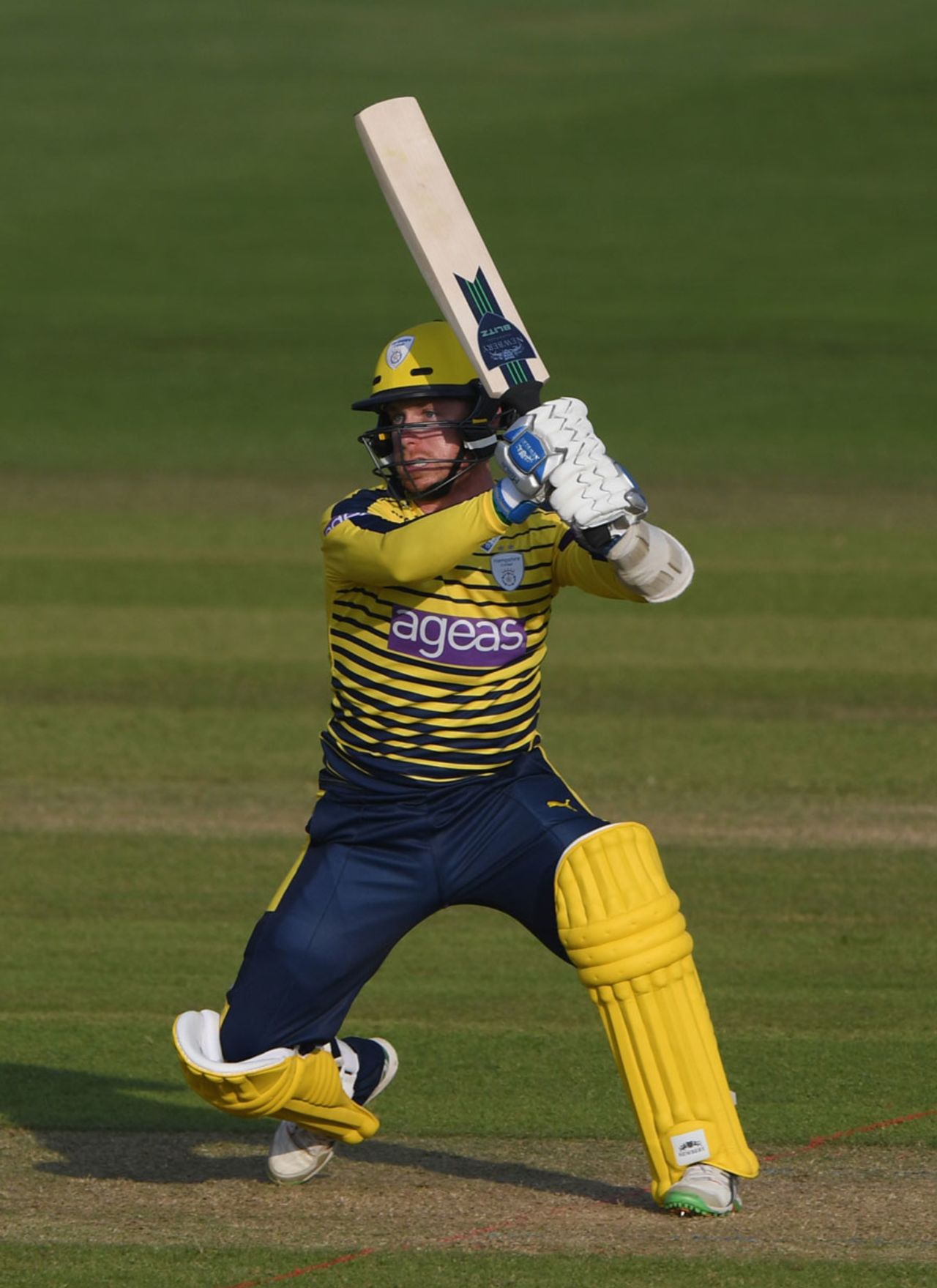 Adam Wheater top-scored with 39 off 26 balls, Glamorgan v Hampshire, NatWest T20 Blast, South Group, Cardiff, June 3, 2016