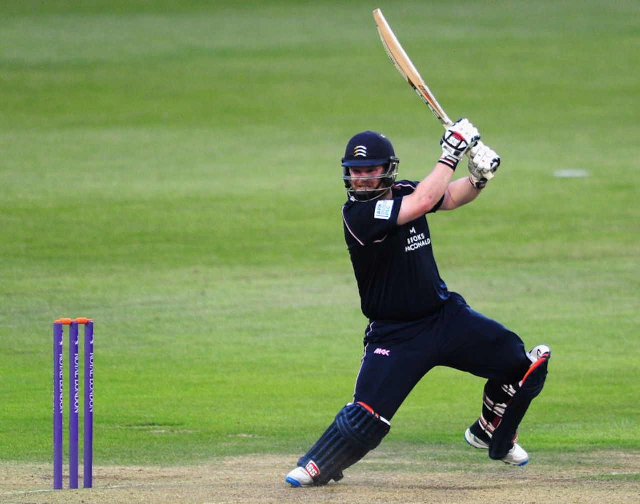 Paul Stirling carried the fight for Middlesex, Gloucestershire v Somerset, Royal London One-Day Cup, Bristol, June 8, 2016