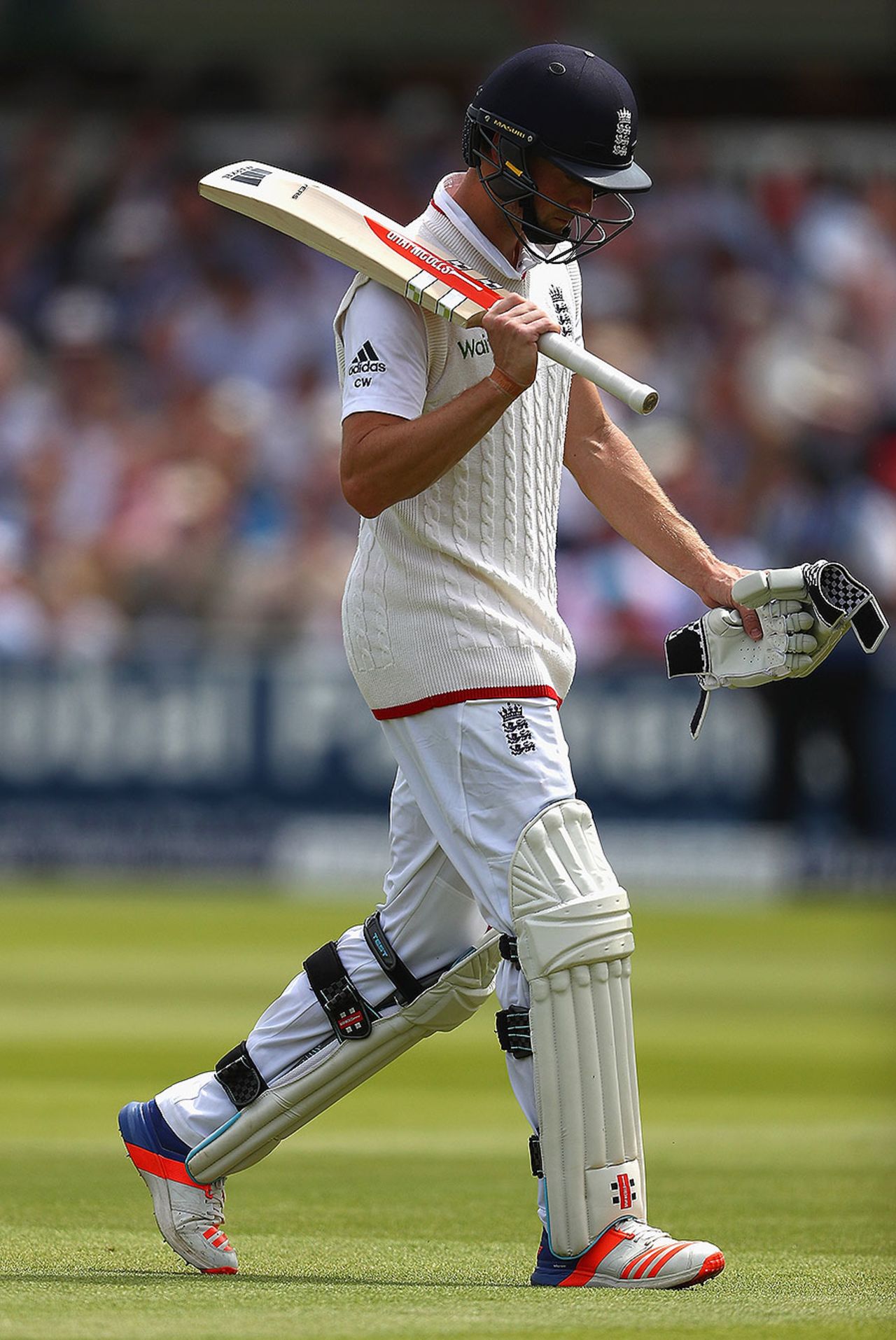 Chris Woakes fell for 66, his Test-best score, England v Sri Lanka, 3rd Investec Test, Lord's, 2nd day, June 10, 2016