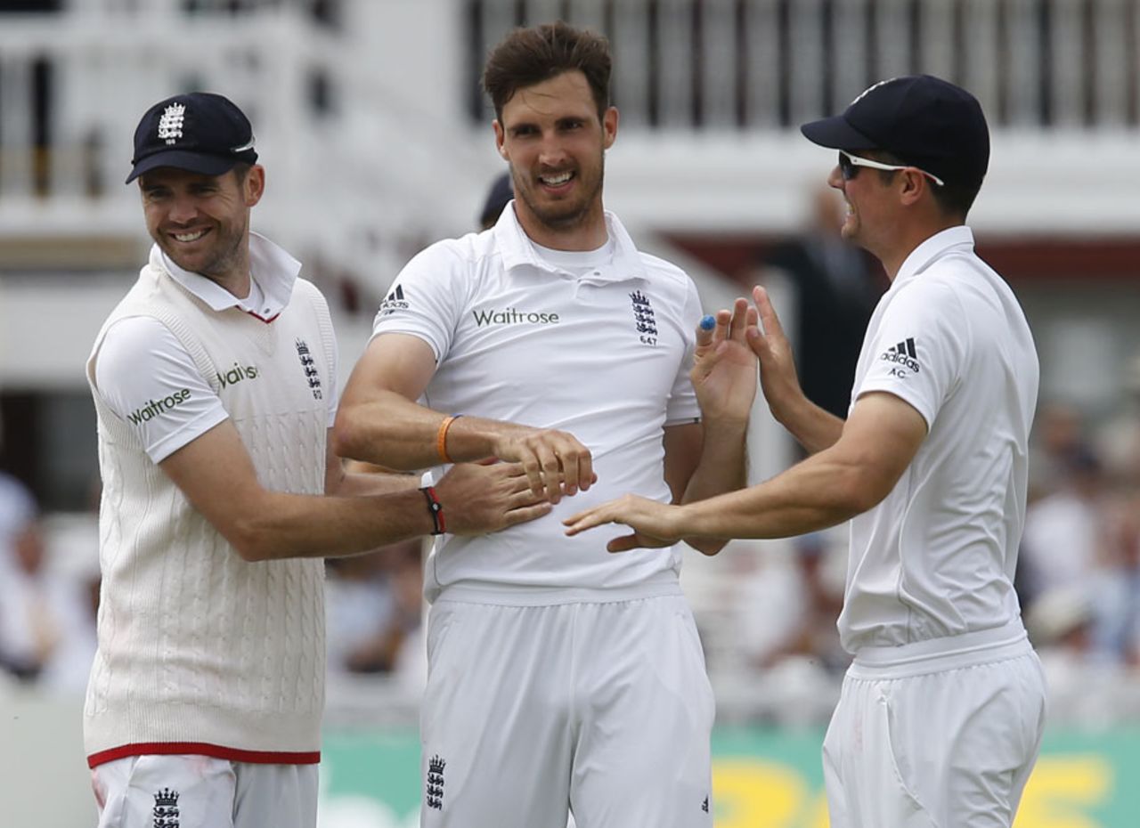 Steven Finn picked up two wickets before the break, England v Sri Lanka, 3rd Investec Test, Lord's, 3rd day, June 11, 2016
