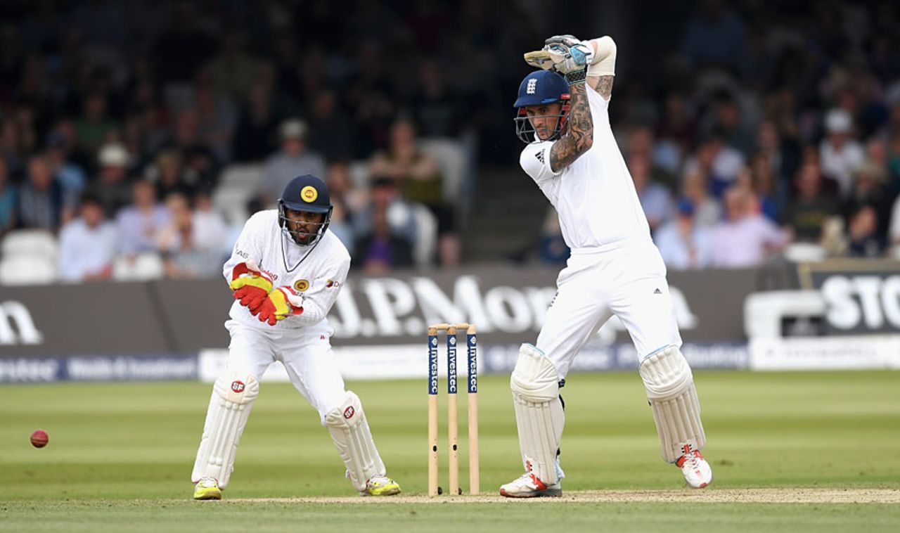 Alex Hales formed another solid innings, England v Sri Lanka, 3rd Investec Test, Lord's, 3rd day, June 11, 2016