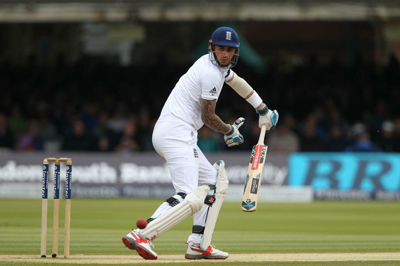 Alex Hales rode his luck after resuming his innings on the fourth day, England v Sri Lanka, 3rd Investec Test, Lord's, 4th day, June 12, 2016