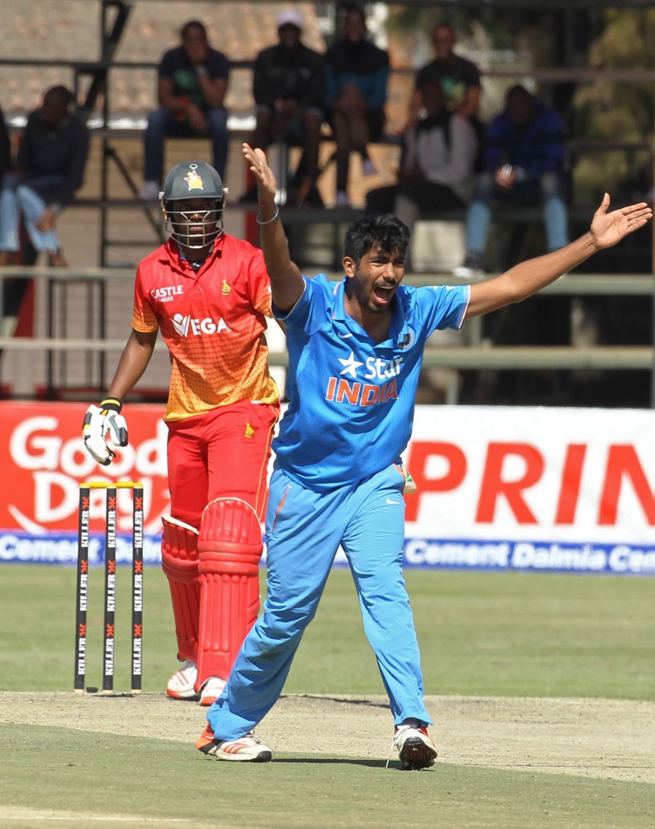 Jasprit Bumrah took 4 for 22, Zimbabwe v India, Harare, June 15, 2016