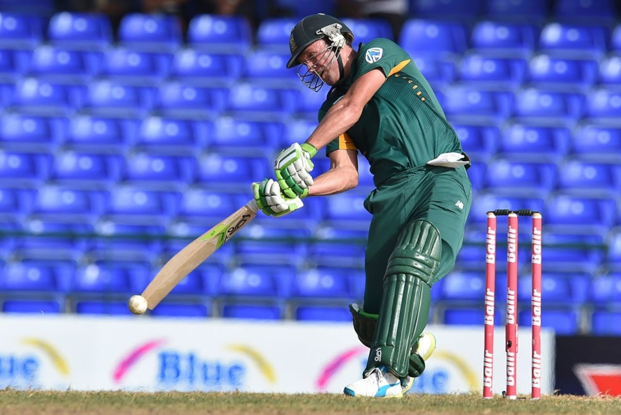 AB de Villiers made 27 off 19 balls, West Indies v South Africa, 6th match, ODI tri-series, St Kitts