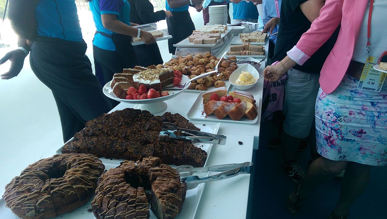 The spread at tea at Lord's, England v Sri Lanka, 3rd Investec Test, Lord's, June 9, 2016