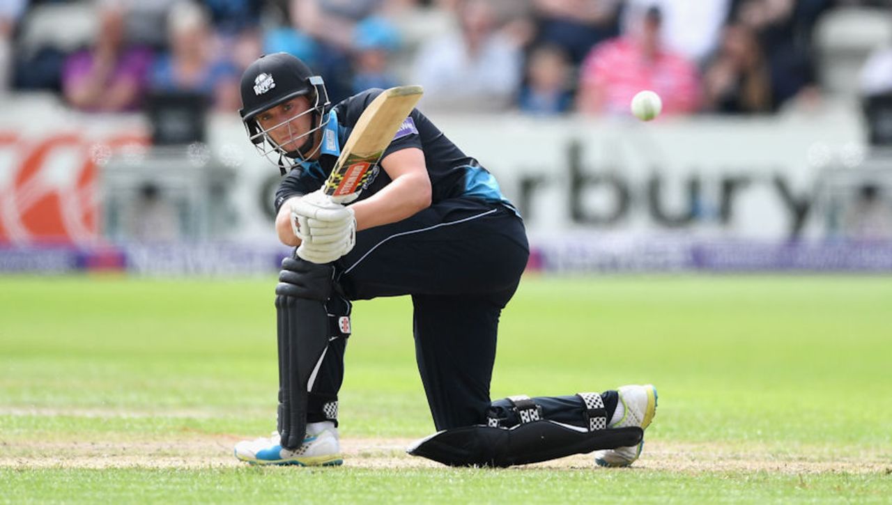 Joe Clarke struck his maiden T20 half-century, Worcestershire v Nottinghamshire, NatWest Blast, Worcester, June 18, 2016