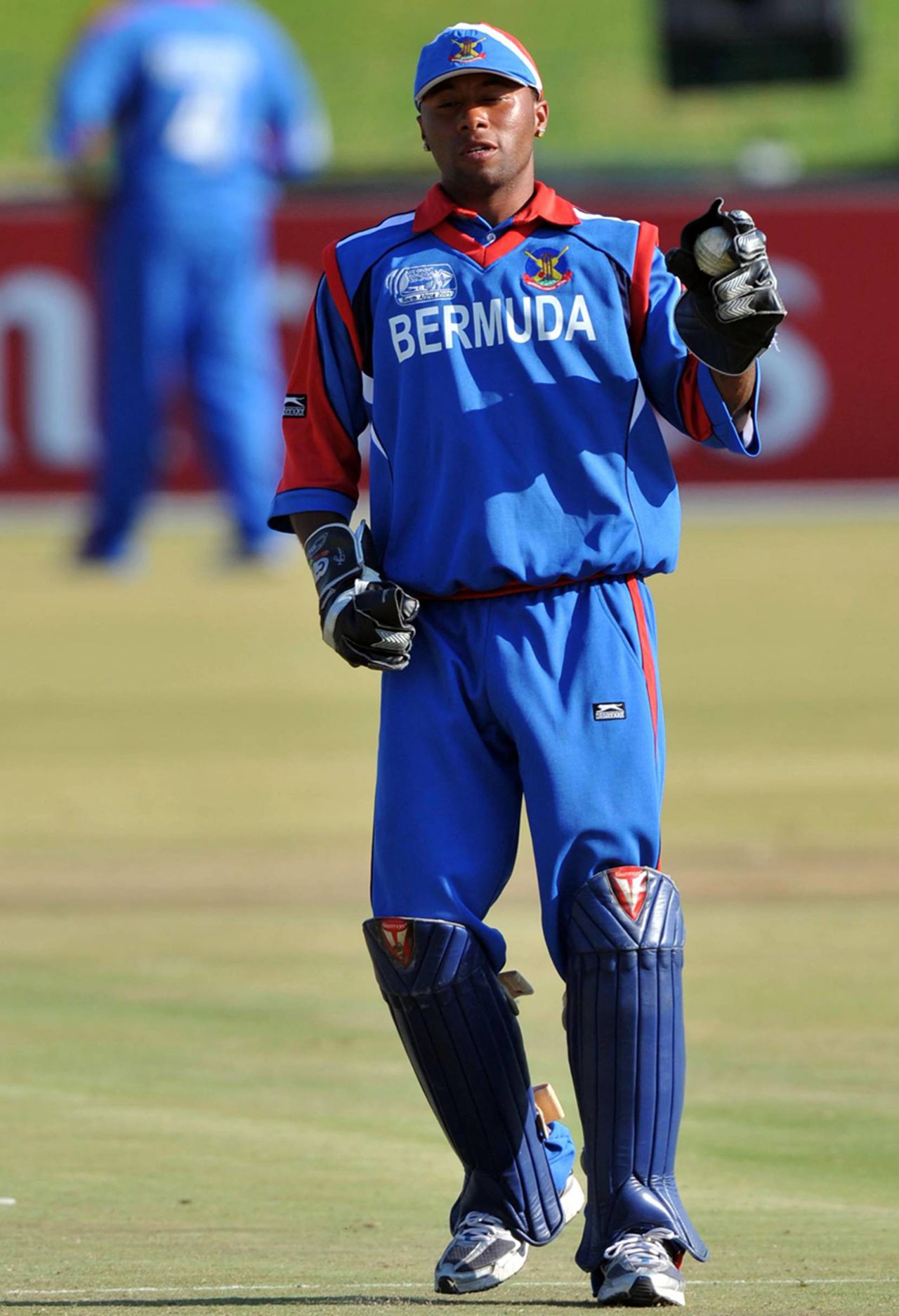 Fiqre Crockwell collects the ball, Bermuda v Kenya, ICC World Cup Qualifiers, Potchefstroom, April 6, 2009