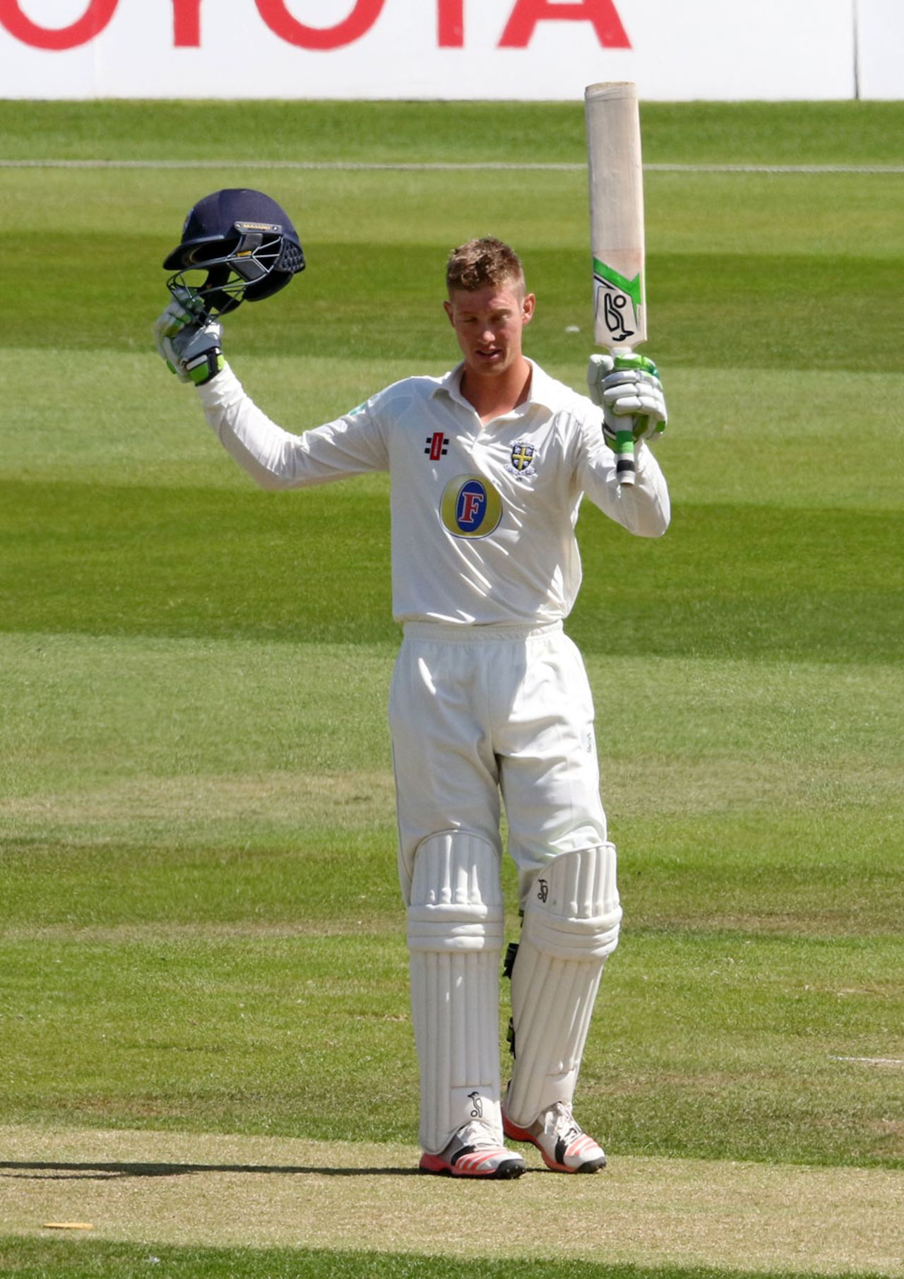 Keaton Jennings made his first double-hundred, Durham v Yorkshire, County Championship, Division One, Chester-le-Street, 4th day, June 23, 2016