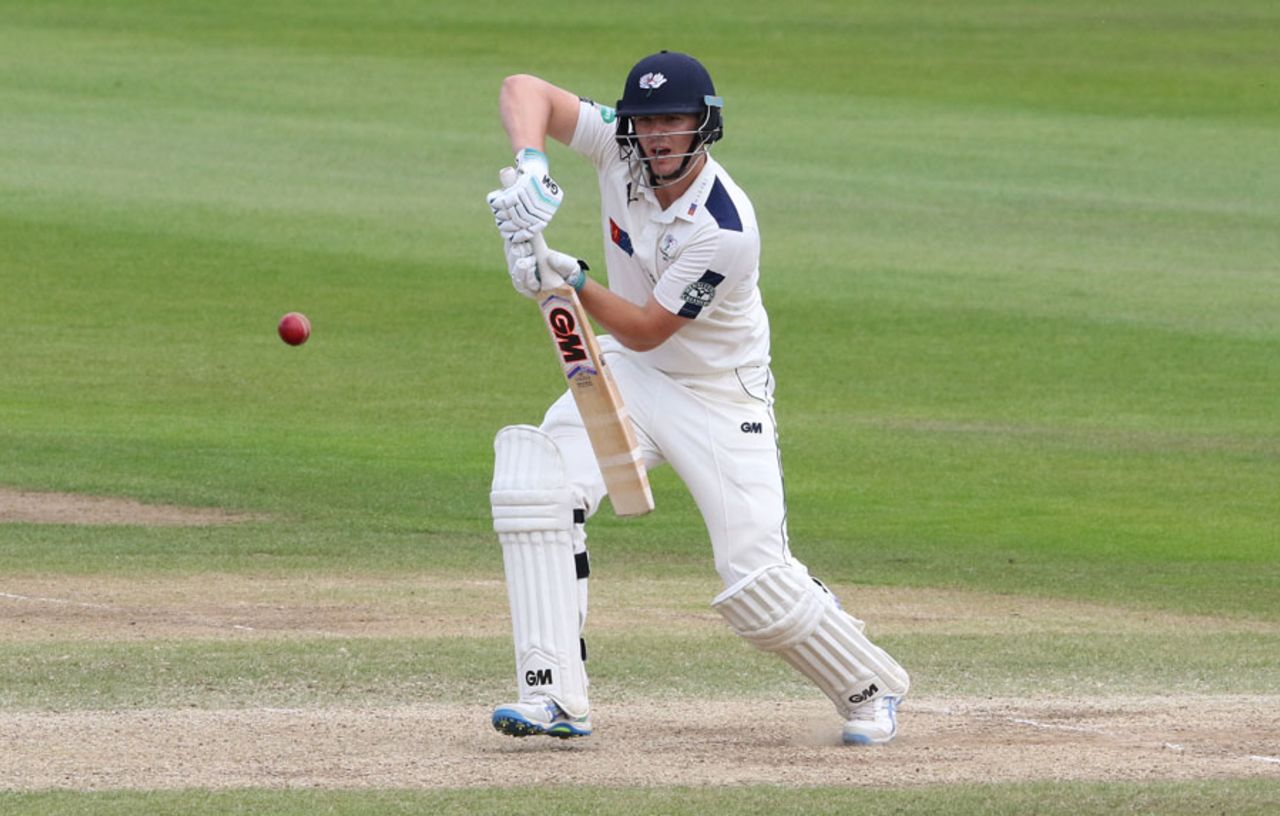 Alex Lees led Yorkshire in their fourth-innings chase, Durham v Yorkshire, County Championship, Division One, Chester-le-Street, 4th day, June 23, 2016