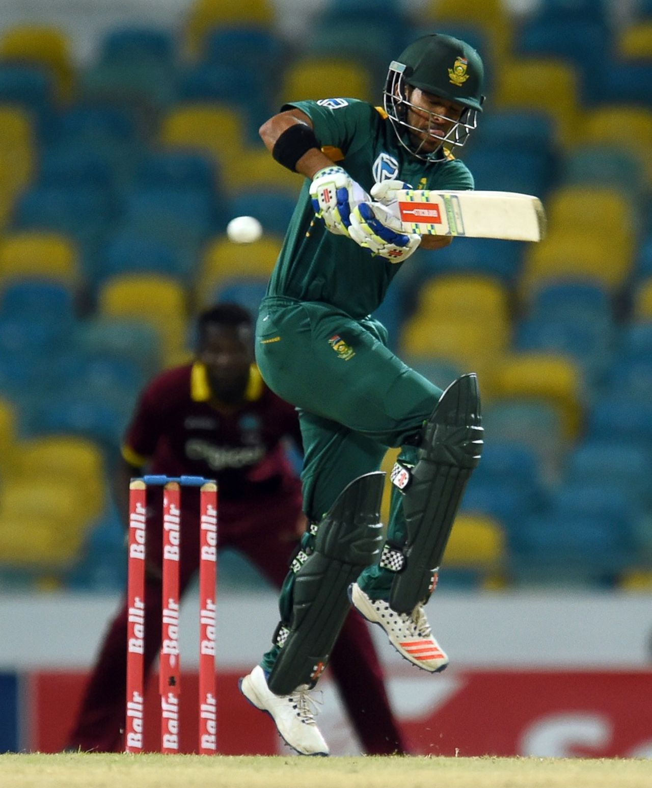 JP Duminy was troubled by short balls, West Indies v South Africa, ODI tri-series, Bridgetown, June 24, 2016