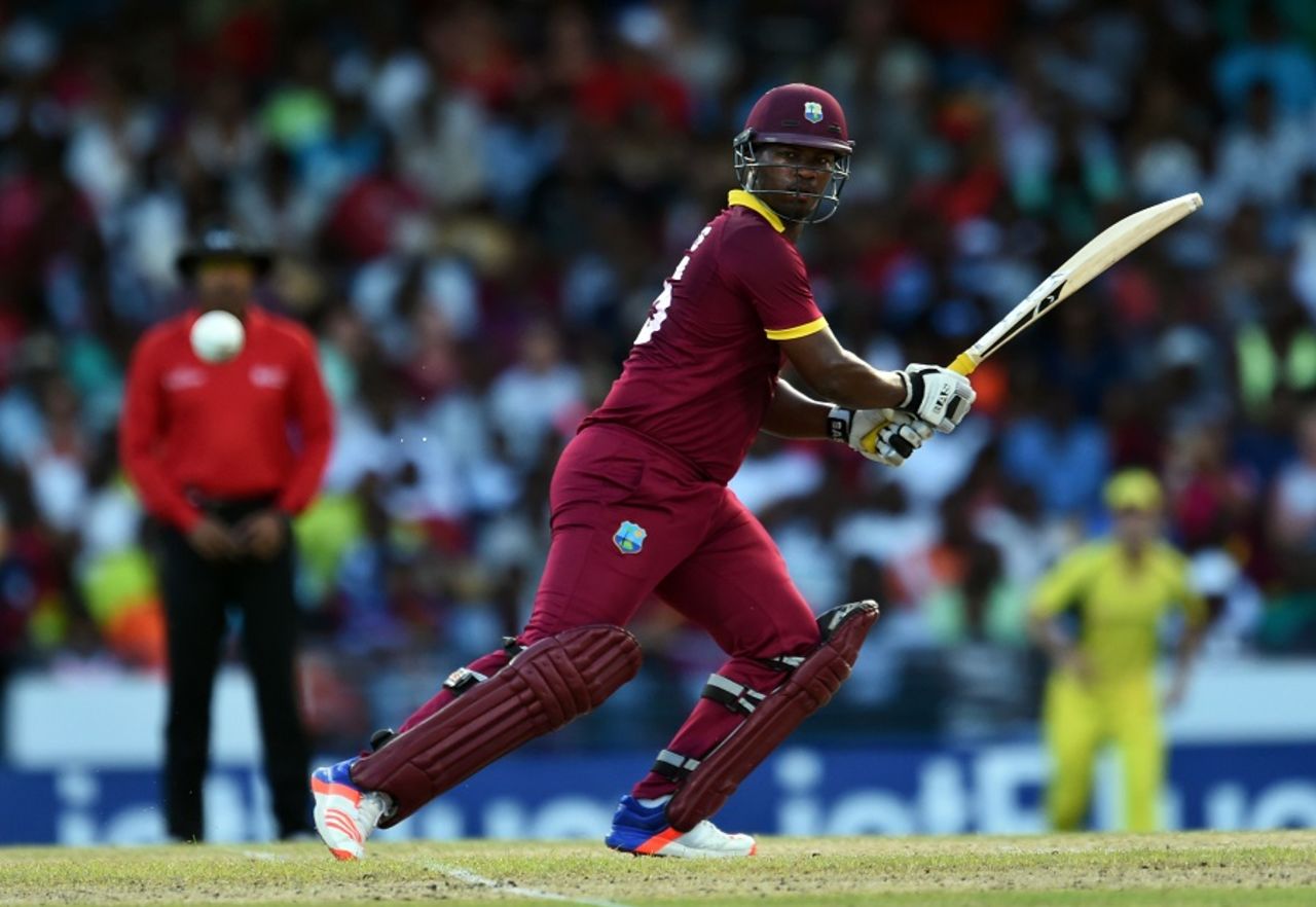 Johnson Charles profited from square cuts, West Indies v Australia, ODI tri-series final, Barbados, June 26, 2016