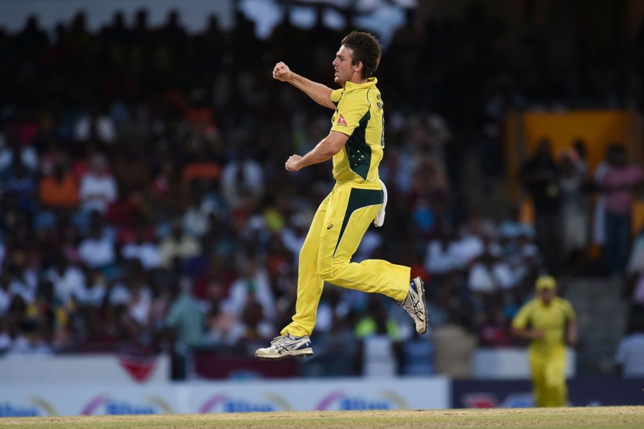 Mitchell Marsh rattled West Indies' 271 chase, West Indies v Australia, ODI tri-series final, Barbados, June 26, 2016