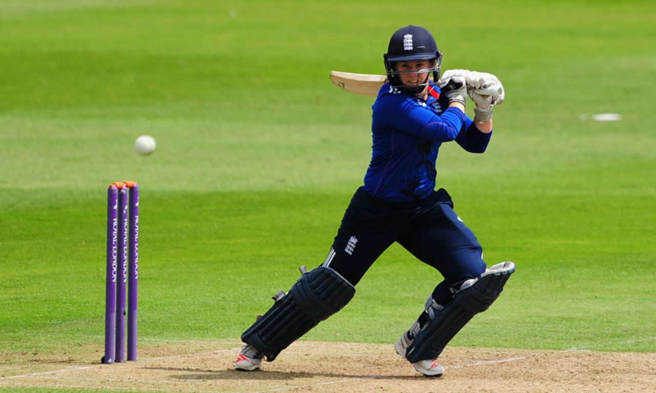 Tammy Beaumont broke her ODI best for the third match running, England v Pakistan, 3rd women's ODI, Taunton, June 27, 2016
