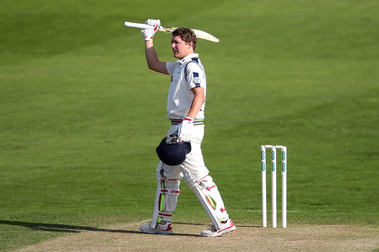 Gary Ballance reached his first hundred of the series, Yorkshire v Middlesex, County Championship, Division One, Scarborough, 1st day, July 3, 2016
