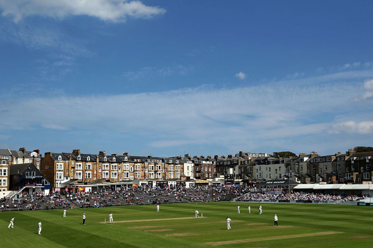 A view across North Marine Road, Yorkshire v Middlesex, County Championship, Division One, Scarborough, 2nd day, July 4, 2016