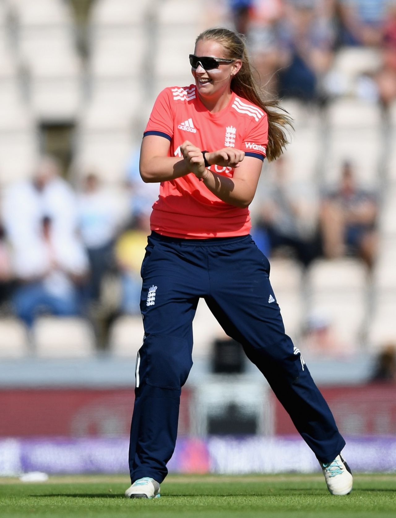 Sophie Ecclestone sparkled in her second international match, England Women v Pakistan Women, 2nd T20I, Southampton, July 5, 2016
