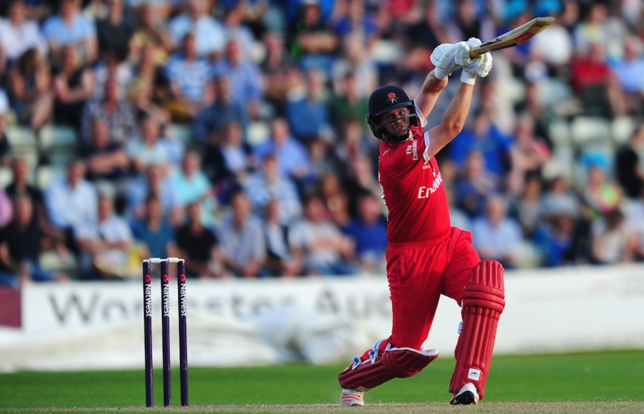Karl Brown guided Lancashire to victory with 62 off 40 balls, Worcestershire v Lancashire, NatWest T20 Blast, North Group, New Road, July 8, 2016