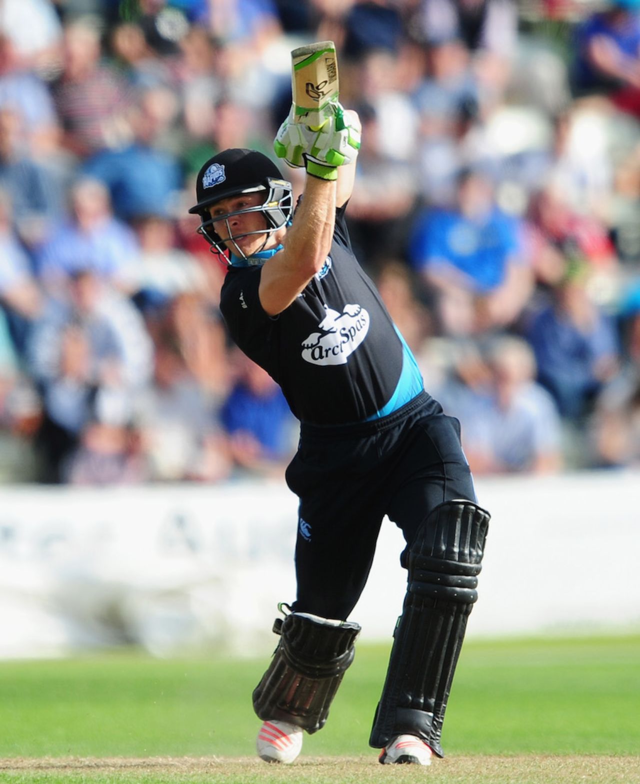 Ben Cox plundered 44 off 21 balls, Worcestershire v Lancashire, NatWest T20 Blast, North Group, New Road, July 8, 2016
