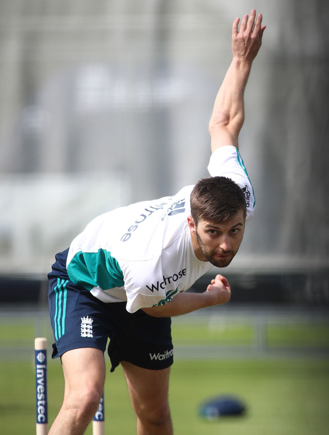 Mark Wood was part of England's net session, Lord's, July 13, 2016