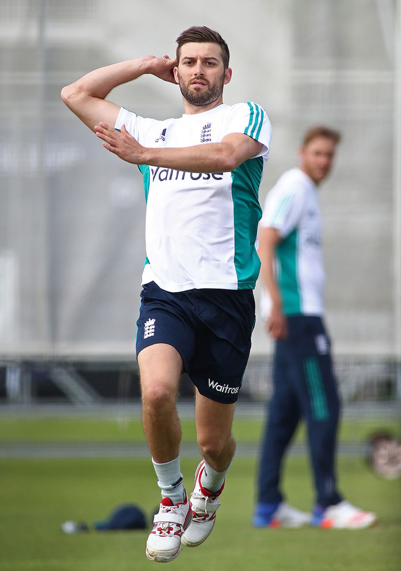 Mark Wood, recovering from ankle surgery, bowls in the nets ahead of the first Test, England v Pakistan, 1st Investec Test, Lord's, July 13, 2016