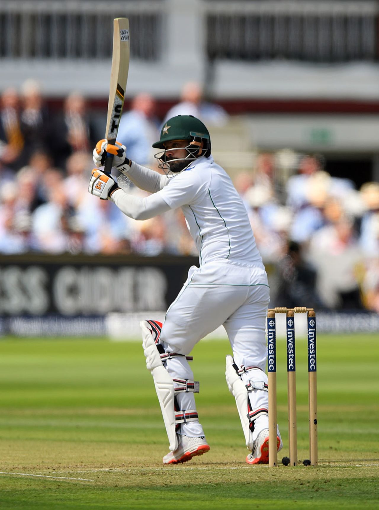 Mohammad Hafeez flicks into the leg side, England v Pakistan, 1st Investec Test, Lord's, 1st day, July 14, 2016