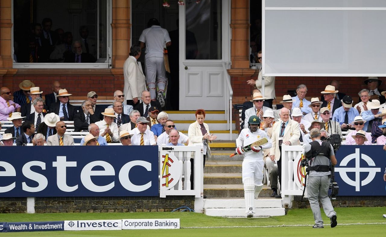 Mohammad Amir returns to the middle at Lord's, England v Pakistan, 1st Investec Test, Lord's, 2nd day, July 15, 2016