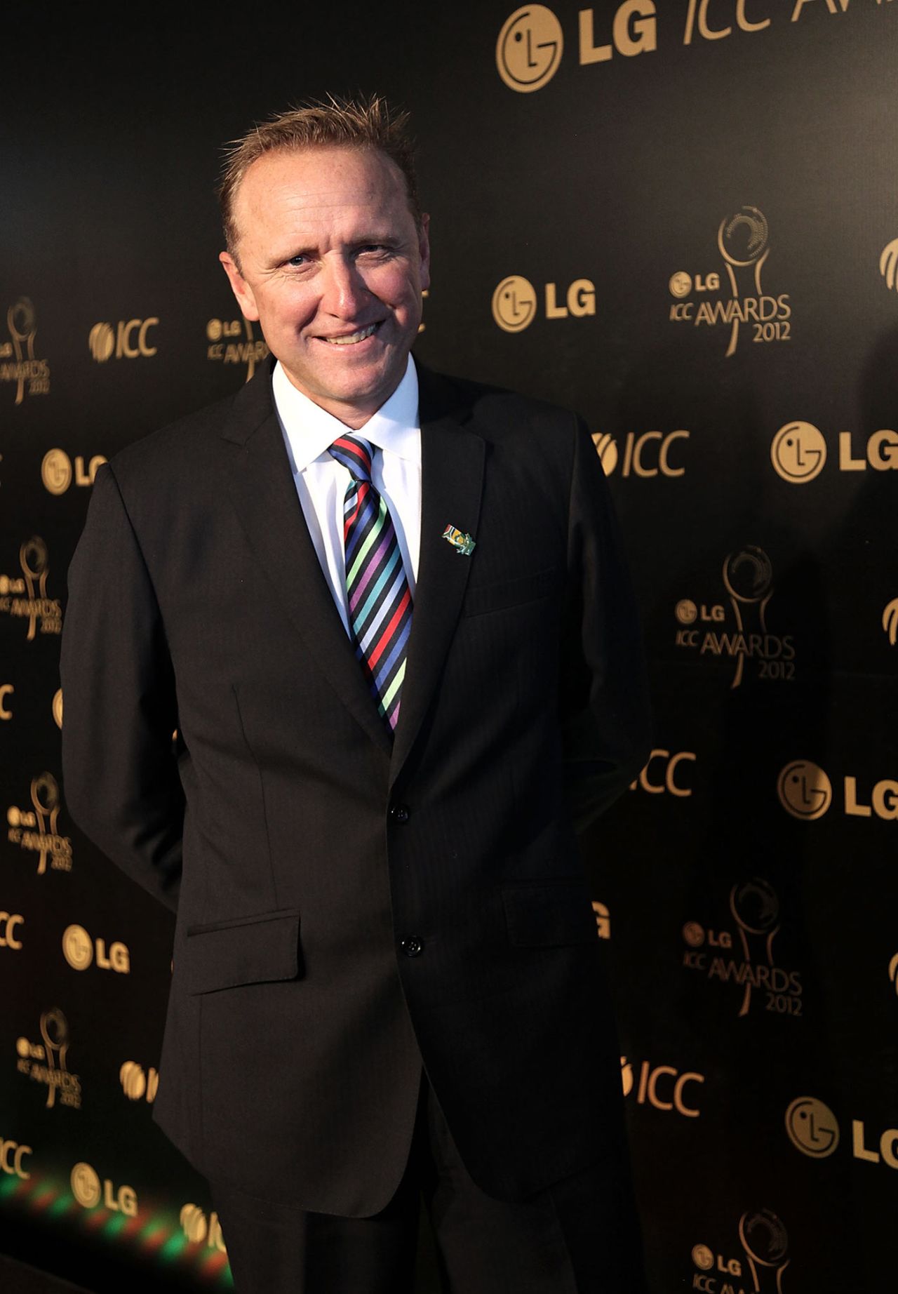 Allan Donald at the ICC Awards ceremony, Colombo, September 15, 2012