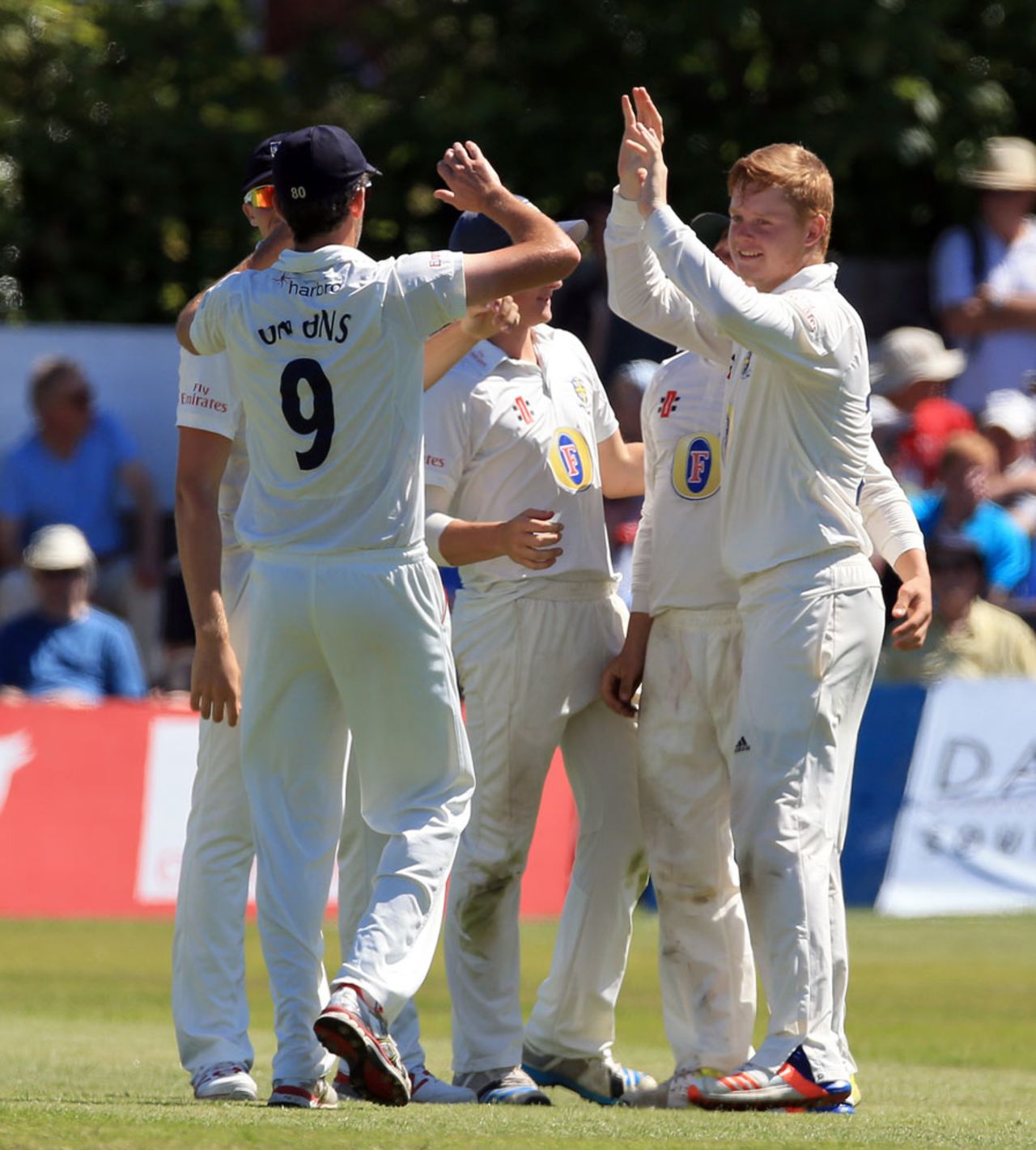 Adam Hickey took his maiden first-class wickets, Lancashire v Durham, County Championship, Division One, Southport, 3rd day, July 18, 2016