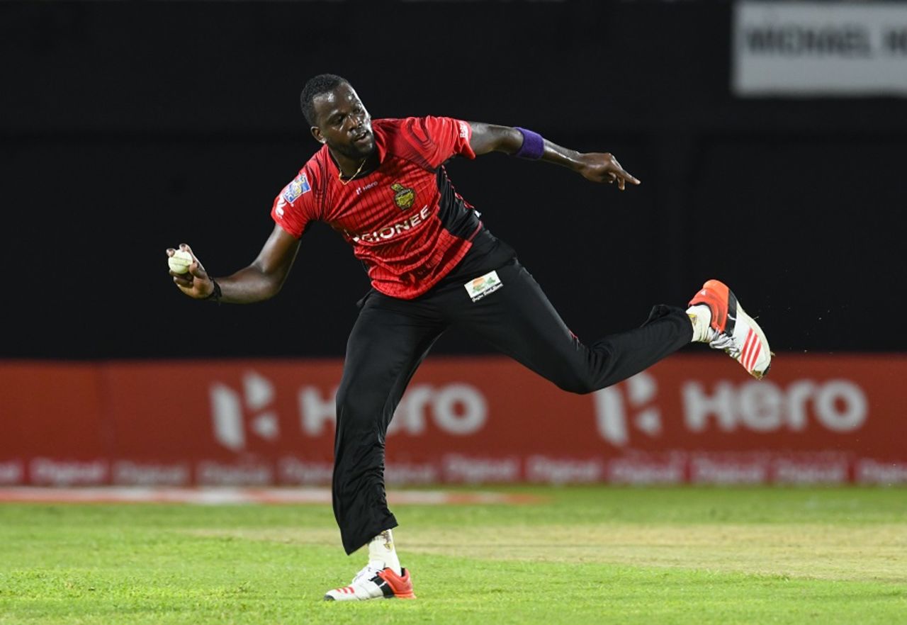 Kevon Cooper picked up 3 for 22, Jamaica Tallawahs v Trinbago Knight Riders, CPL 2016. Jamaica, July 18, 2016