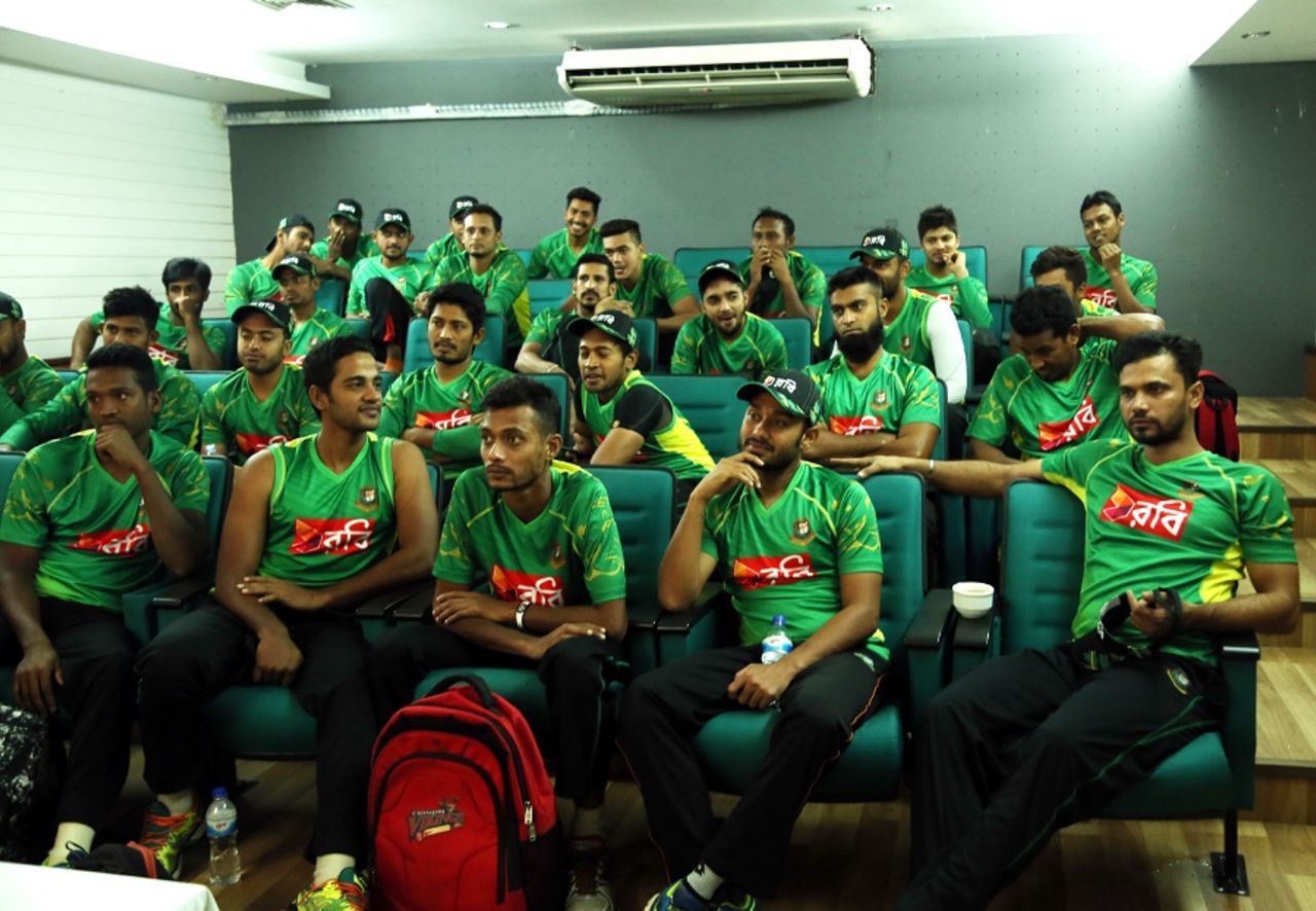 The Bangladesh players at a training session, Mirpur, July 20, 2016
