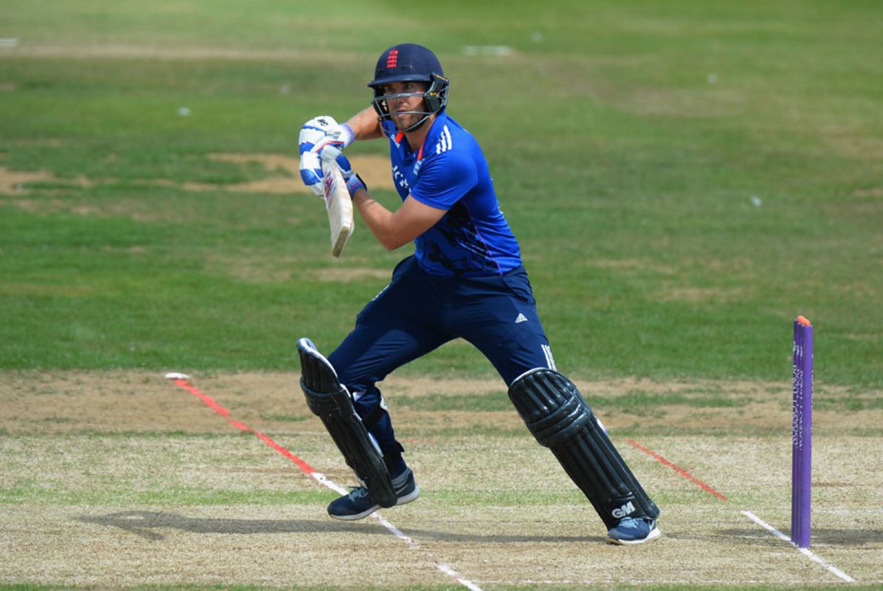 Dawid Malan played second fiddle in the opening stand, England Lions v Sri Lank A, Tri-series, Wantage Road, July 21, 2016