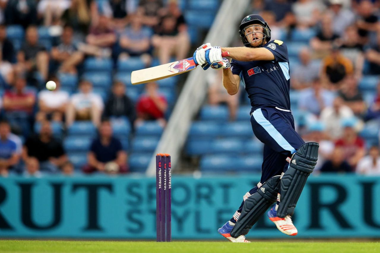 David Willey got the innings off to a rapid start, Yorkshire v Northamptonshire, NatWest T20 Blast, North Group, Headingley, July 22, 2016
