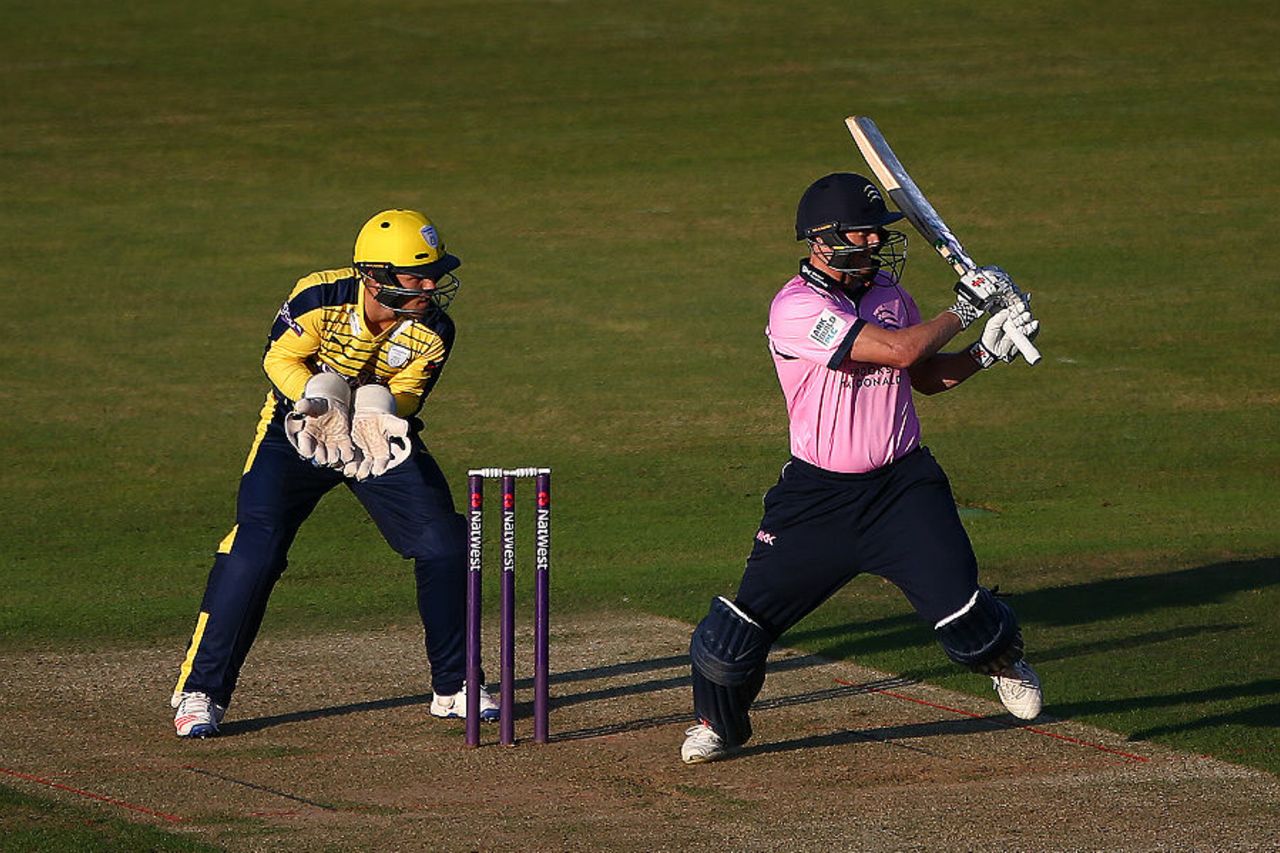 George Bailey lifted Middlesex with a rapid half-century, Hampshire v Middlesex, NatWest T20 Blast, South Group, Ageas Bowl, July 22, 2016