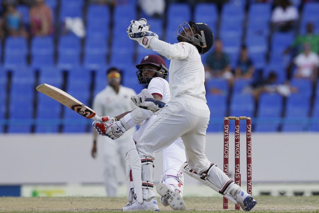 Shane Dowrich made his second Test fifty, West Indies v India, 1st Test, Antigua, 3rd day, July 23, 2016