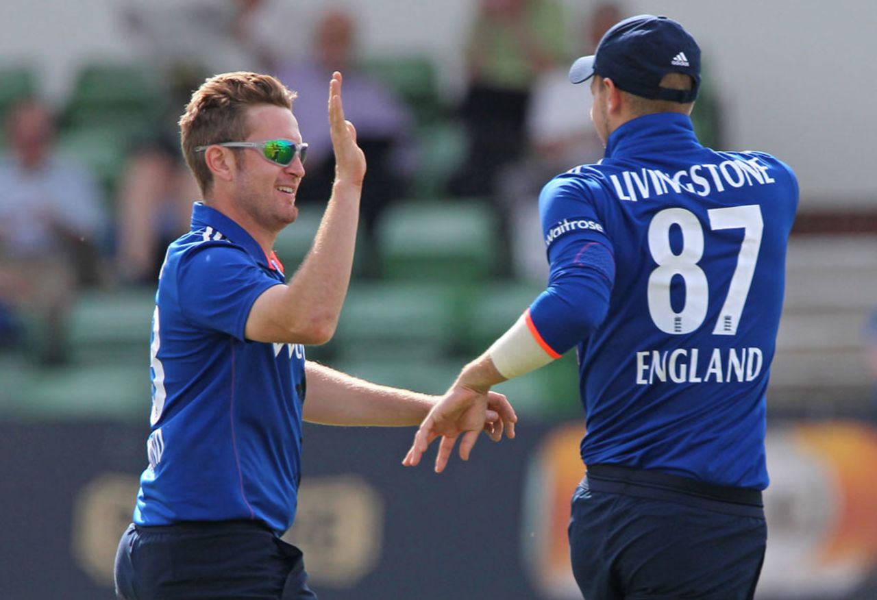 Liam Dawson struck twice in succession, England Lions v Sri Lanka A, Tri-series, Canterbury, July 25, 2016