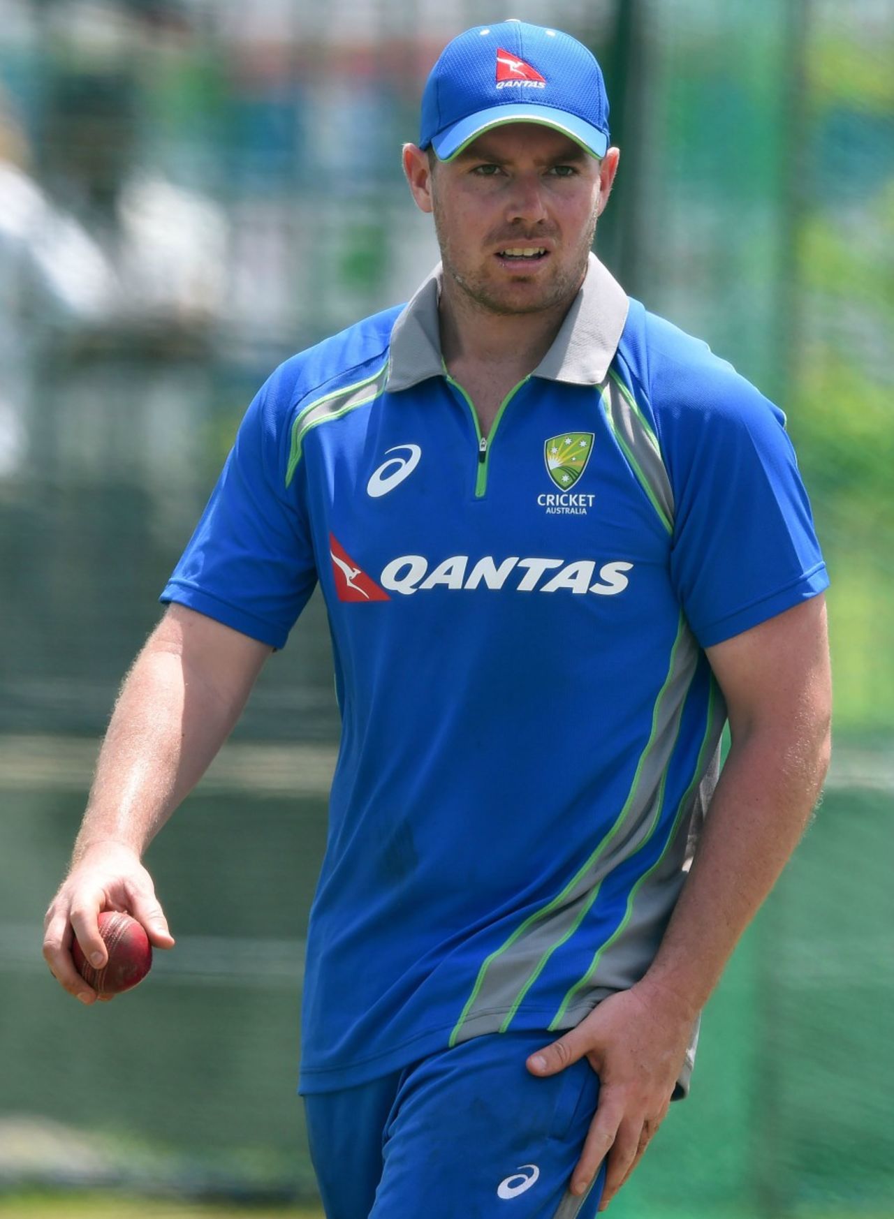 Jon Holland participates in a training session, Galle, August 2, 2016
