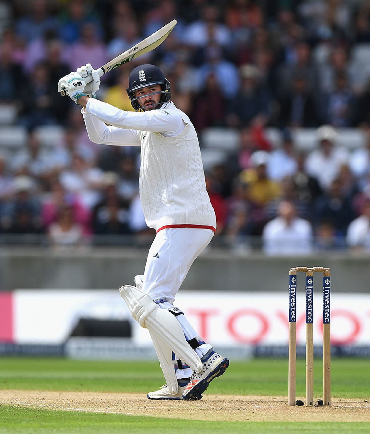 James Vince played fluently for his 39, England v Pakistan, 3rd Test, Edgbaston, 1st day, August 3, 2016