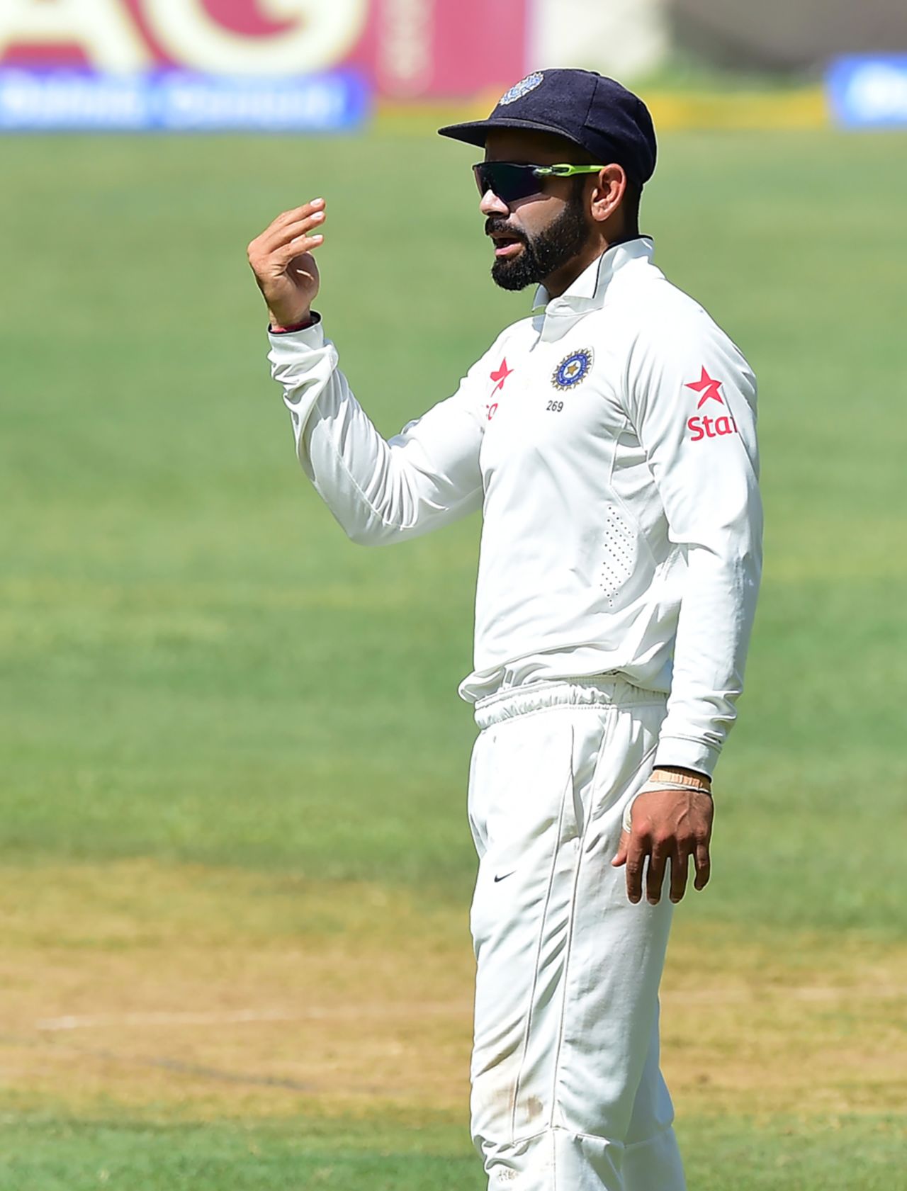 Virat Kohli's frustration grew as West Indies' resistance carried on, West Indies v India, 2nd Test, Kingston, 5th day, August 3, 2016