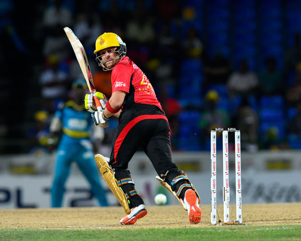 Brendon McCullum's unbeaten 49 off 41 steered Knight Riders home, St Lucia Zouks v Trinbago Knight Riders, CPL 2016, eliminator, St Kitts, August 4, 2016