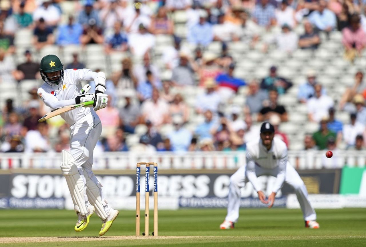 Azhar Ali flicks the ball off his hips, England v Pakistan, 3rd Investec Test, Edgbaston, 5th day, August 7, 2016