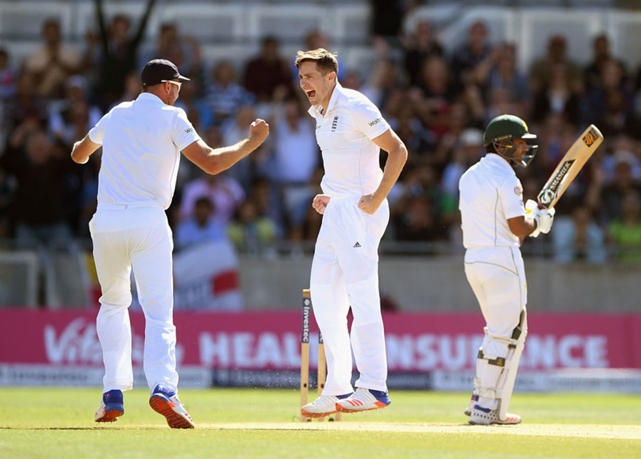 Chris Woakes trapped Asad Shafiq lbw, England v Pakistan, 3rd Investec Test, Edgbaston, 5th day, August 7, 2016