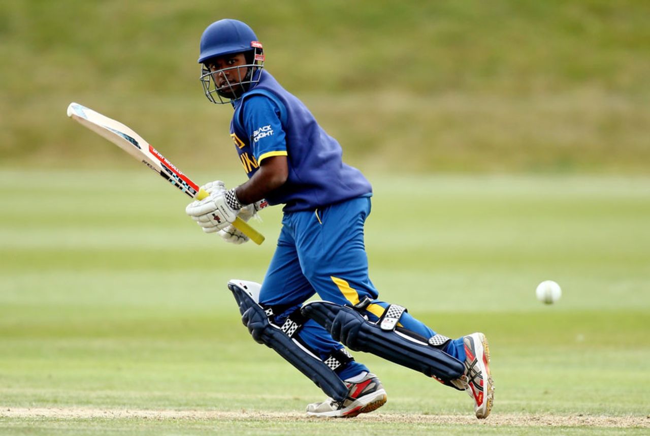 Charith Asalanka top-scored with 70, England U-19s v Sri Lanka U-19s, 1st Youth ODI, Wormsley, August 10, 2016