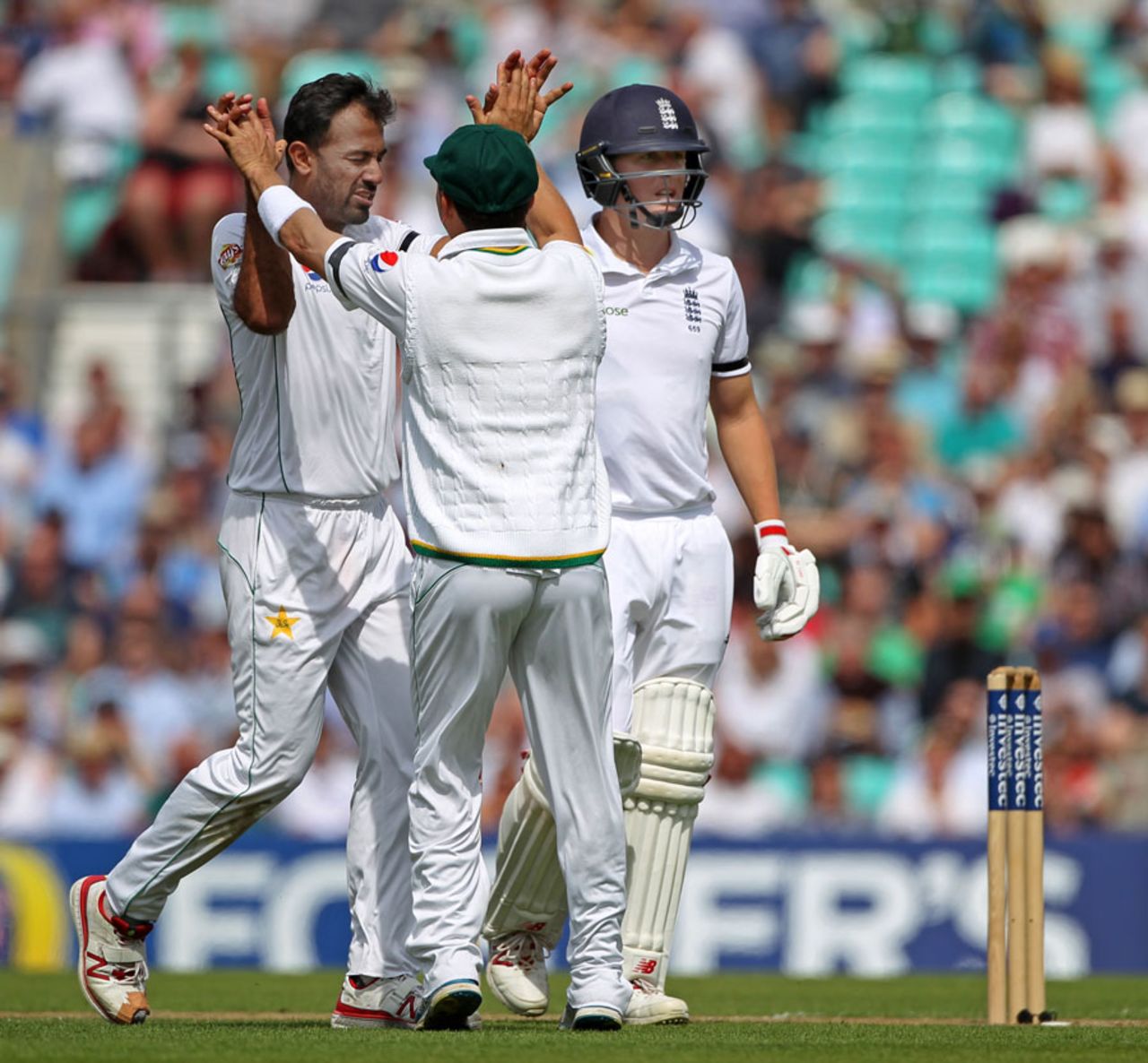 Wahab Riaz had Gary Ballance taken at slip, England v Pakistan, 4th Test, The Oval, 1st day, August 11, 2016