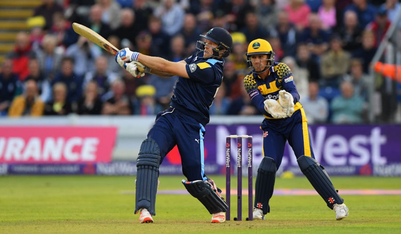 David Willey was in inspirational form for Yorkshire, Glamorgan v Yorkshire, NatWest Blast quarter-final, Cardiff, August 11, 2016
