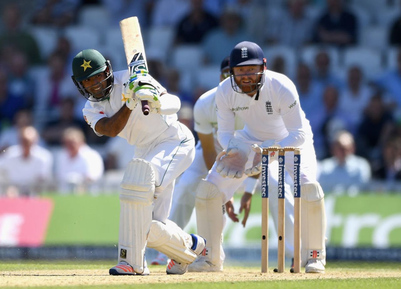 Asad Shafiq clips through the leg side, England v Pakistan, 4th Test, The Oval, 2nd day, August 12, 2016