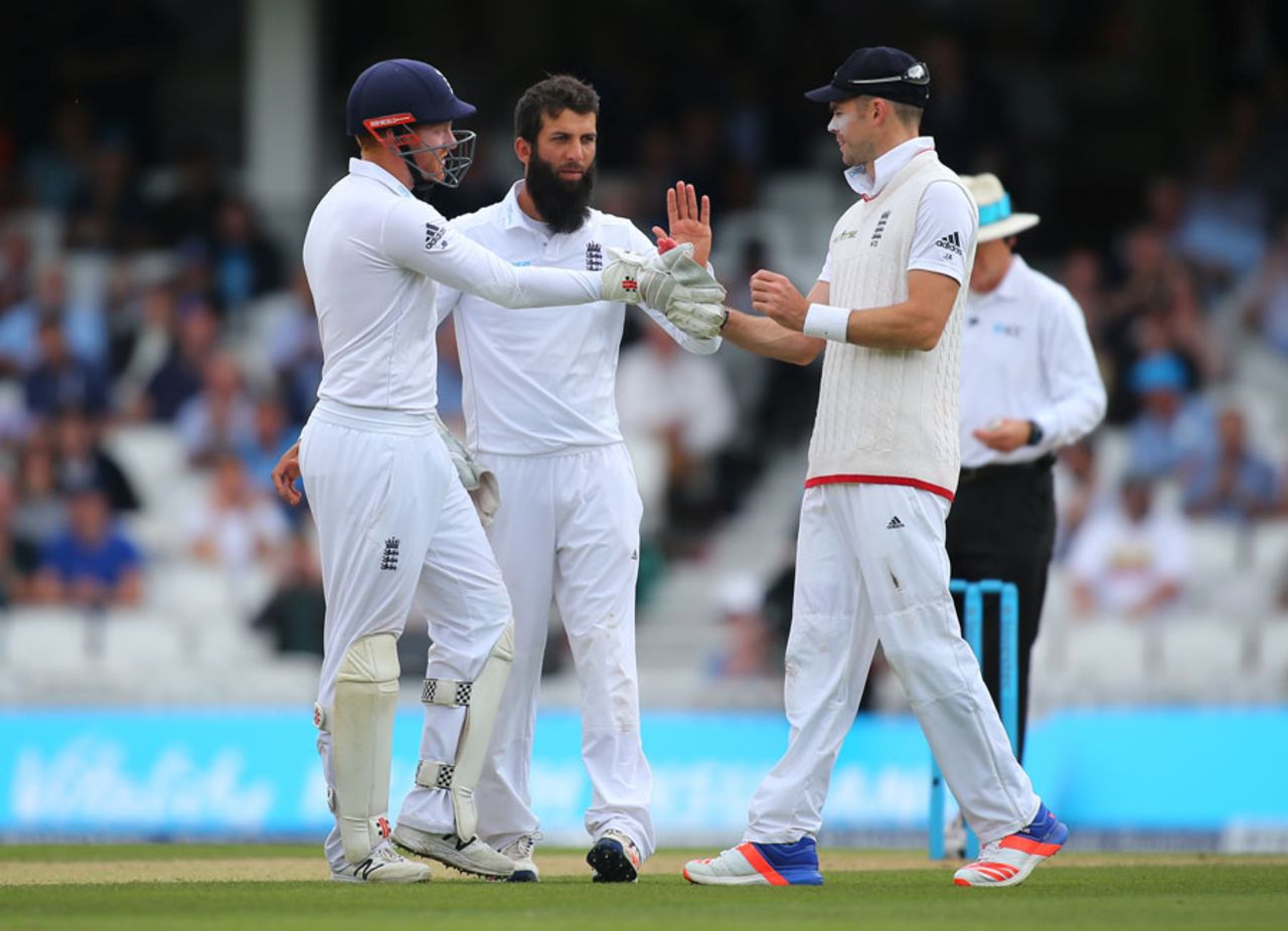 Moeen Ali got rid of Wahab Riaz, England v Pakistan, 4th Test, The Oval, 3rd day, August 13, 2016